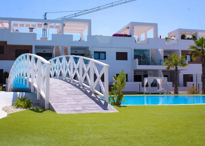 Beautiful Condo In Laguna Beach Resort Overlooking Laguna Rosa In Torrevieja With 2 Bedrooms And 2 Bathrooms